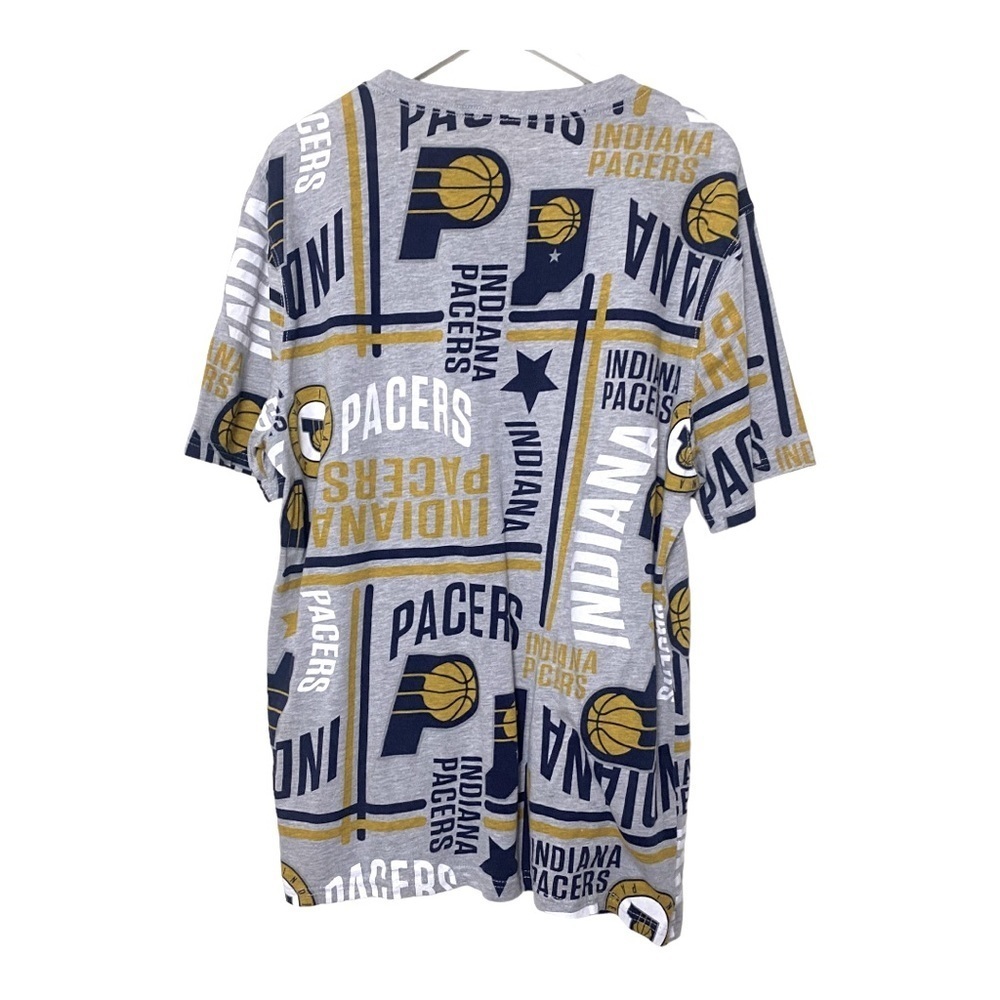 Vintage NBA Men Indiana Pacers Fan Multi Colors Basket Ball T-Shirt Sz XXL - Picture 2 of 13
